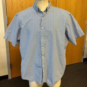 Ralph Lauren S/S Blue and White Check Shirt